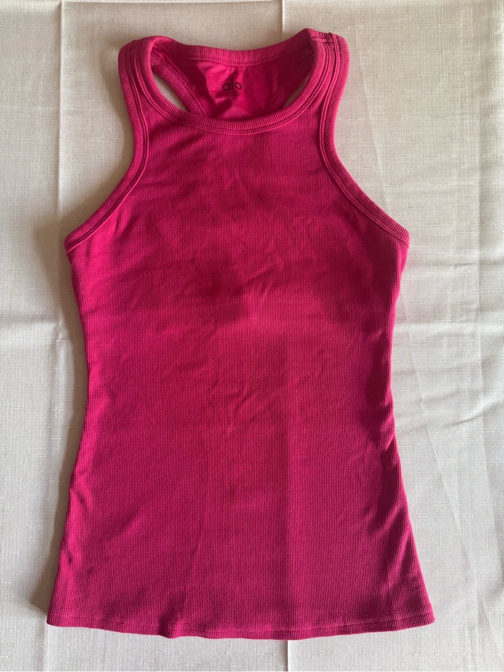 Alo Women’s Ribbed Aspire Racerback Tank - Picture 2 of 3